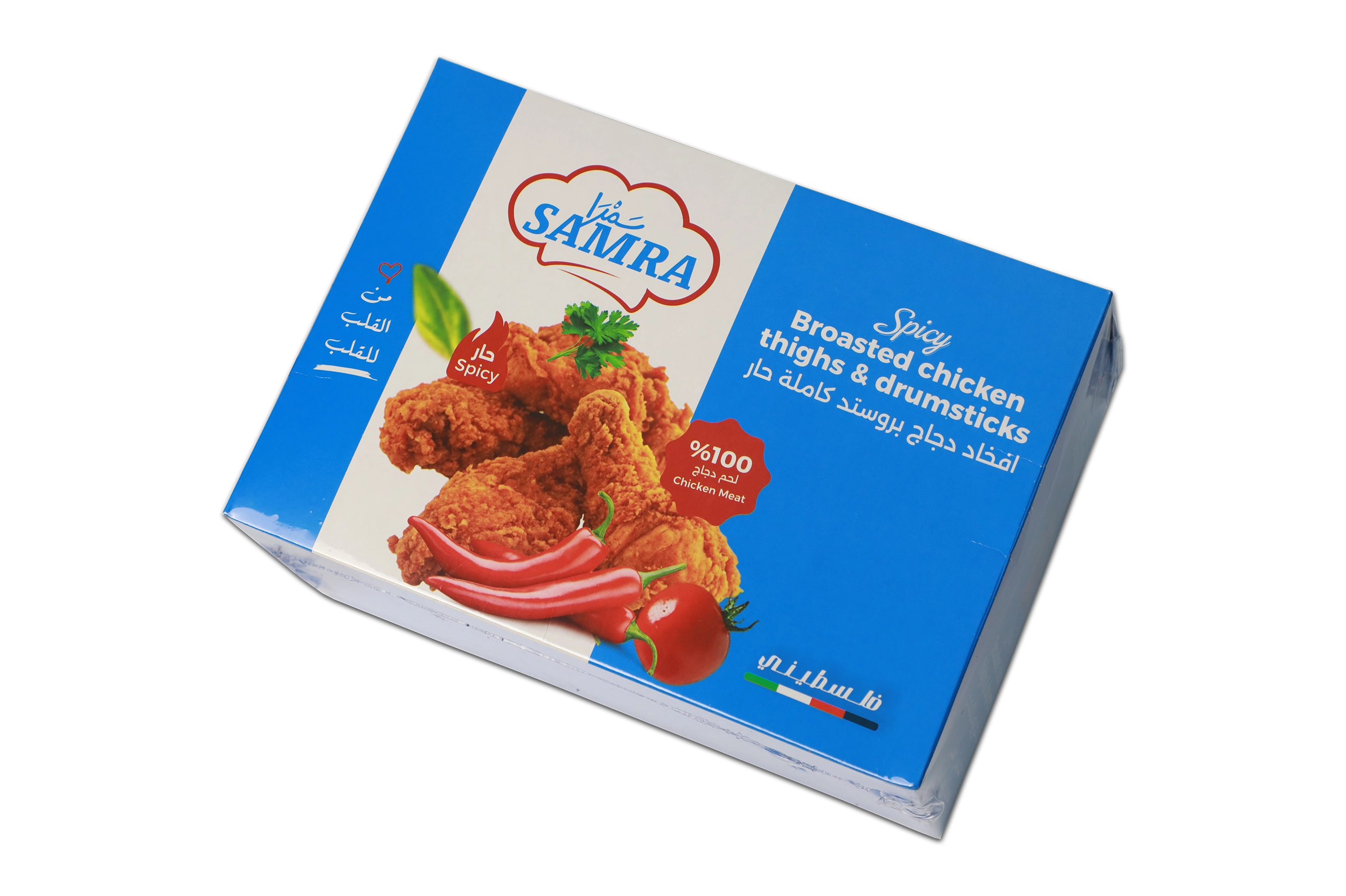 أفخاد دجاج بروستد كاملة حار