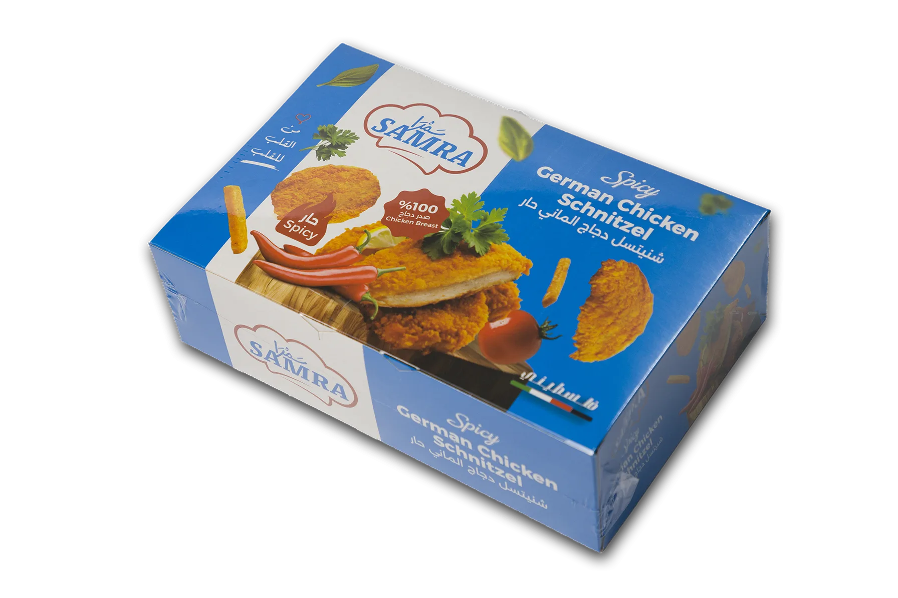 شنيتسل دجاج ألماني حار